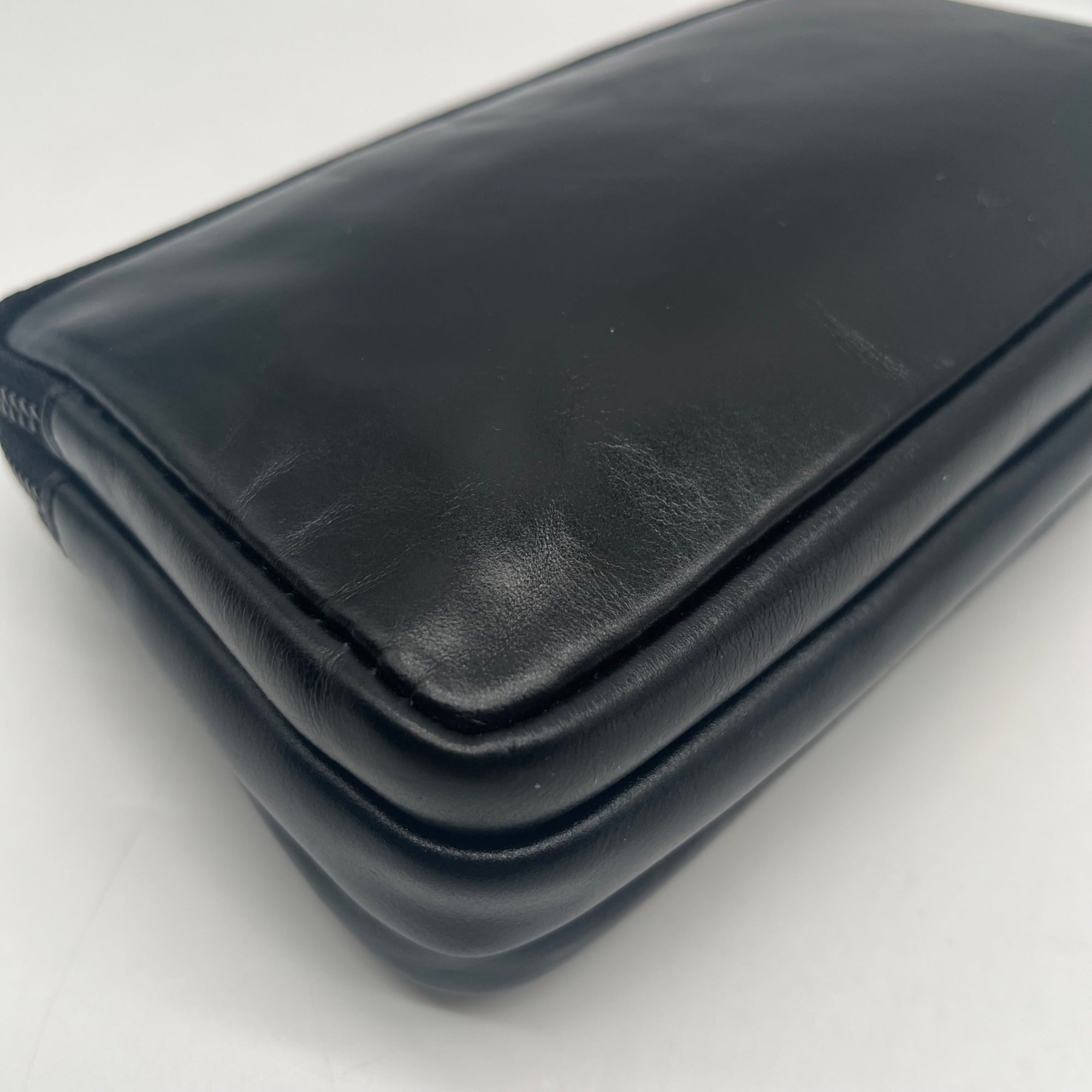 Patricia Nash Black Leather Viani Convertible Wristlet