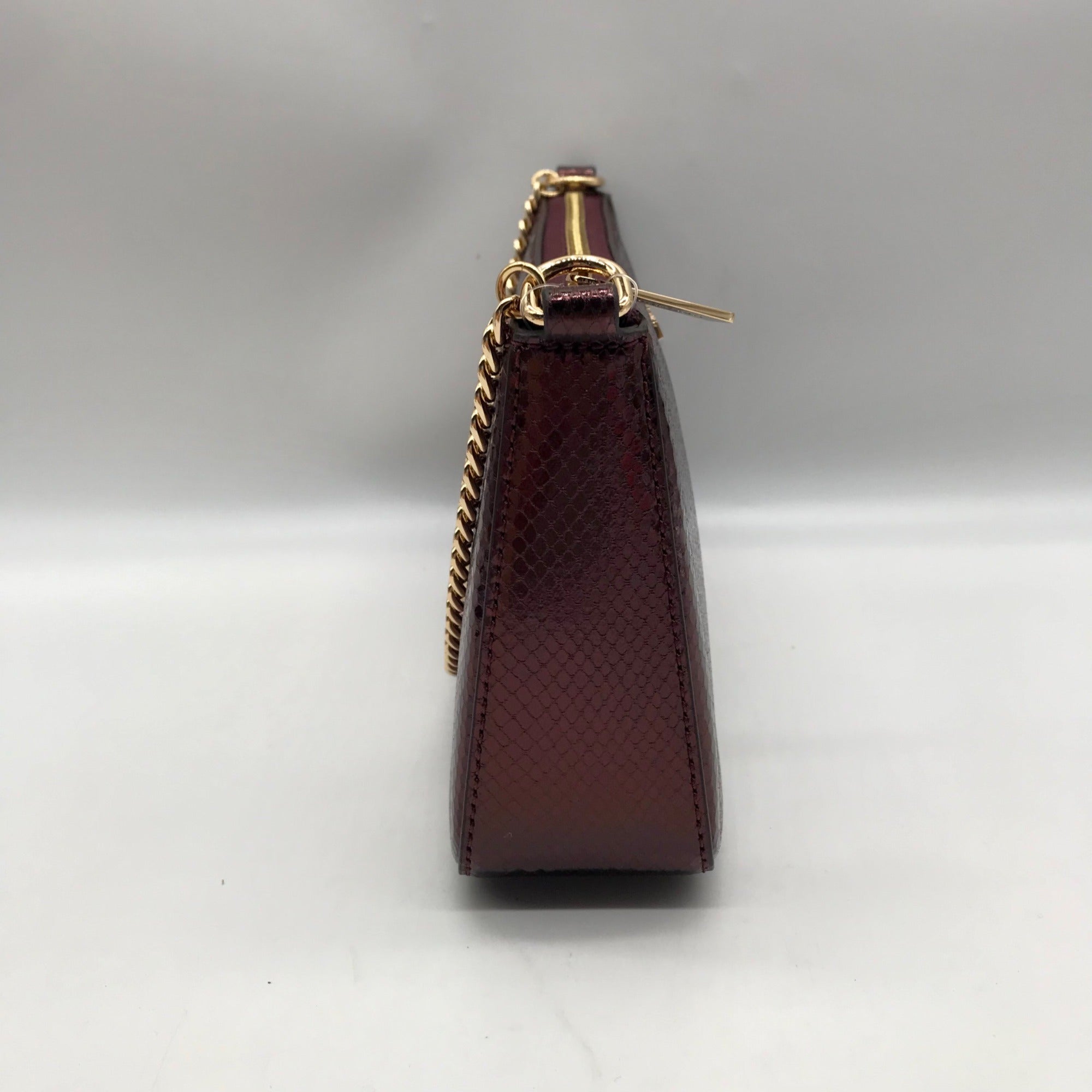 Michael Kors Oxblood Rouge Sombre Leather Shoulder Bag Gift Set