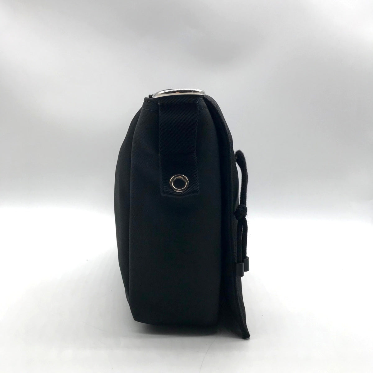 Valentino Garavani Black Nylon Messenger Crossbody Bag