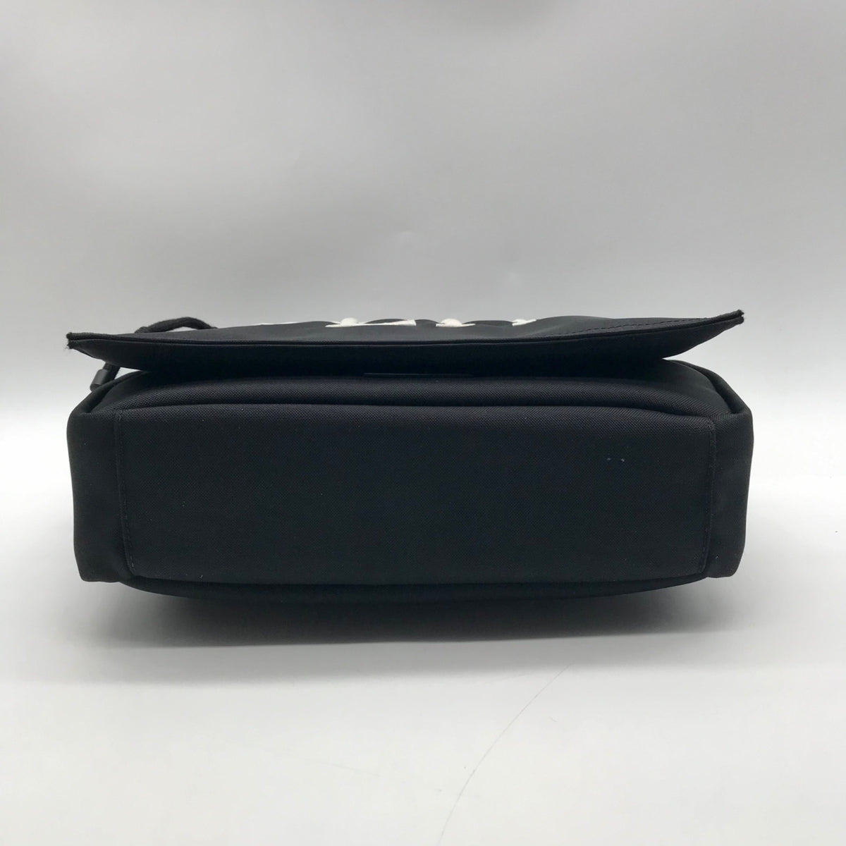 Valentino Garavani Black Nylon Messenger Crossbody Bag