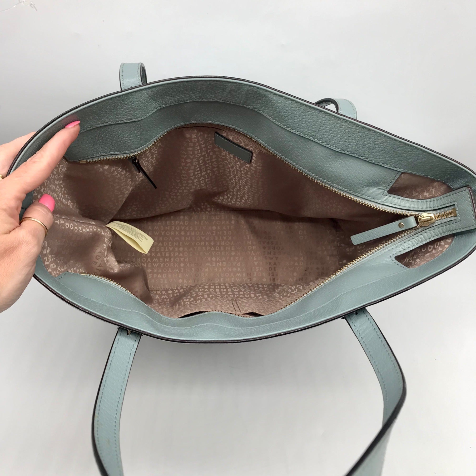 Kate Spade Lakes Edge Leather Grand Street Sadie Tote Bag