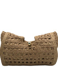 International Concepts Tan Square Raffia Tote Bag