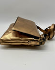 Patricia Nash Metallic Bronze Leather Crossbody