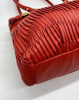 Coach Coral Gathered Leather Satchel Bag-22325