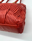 Coach Coral Gathered Leather Satchel Bag-22325