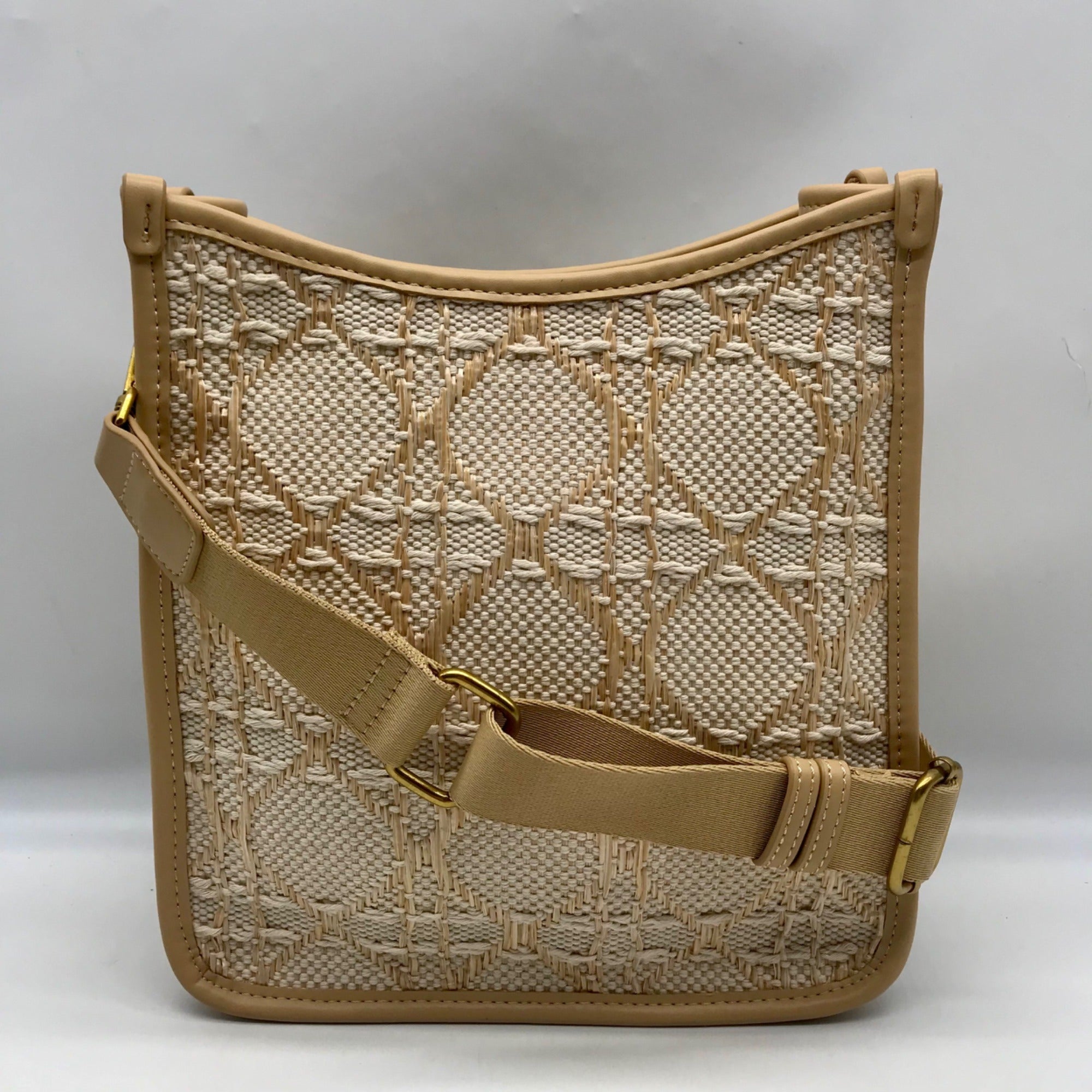 MMS Brands Beige Woman’s s Crossbody Bag