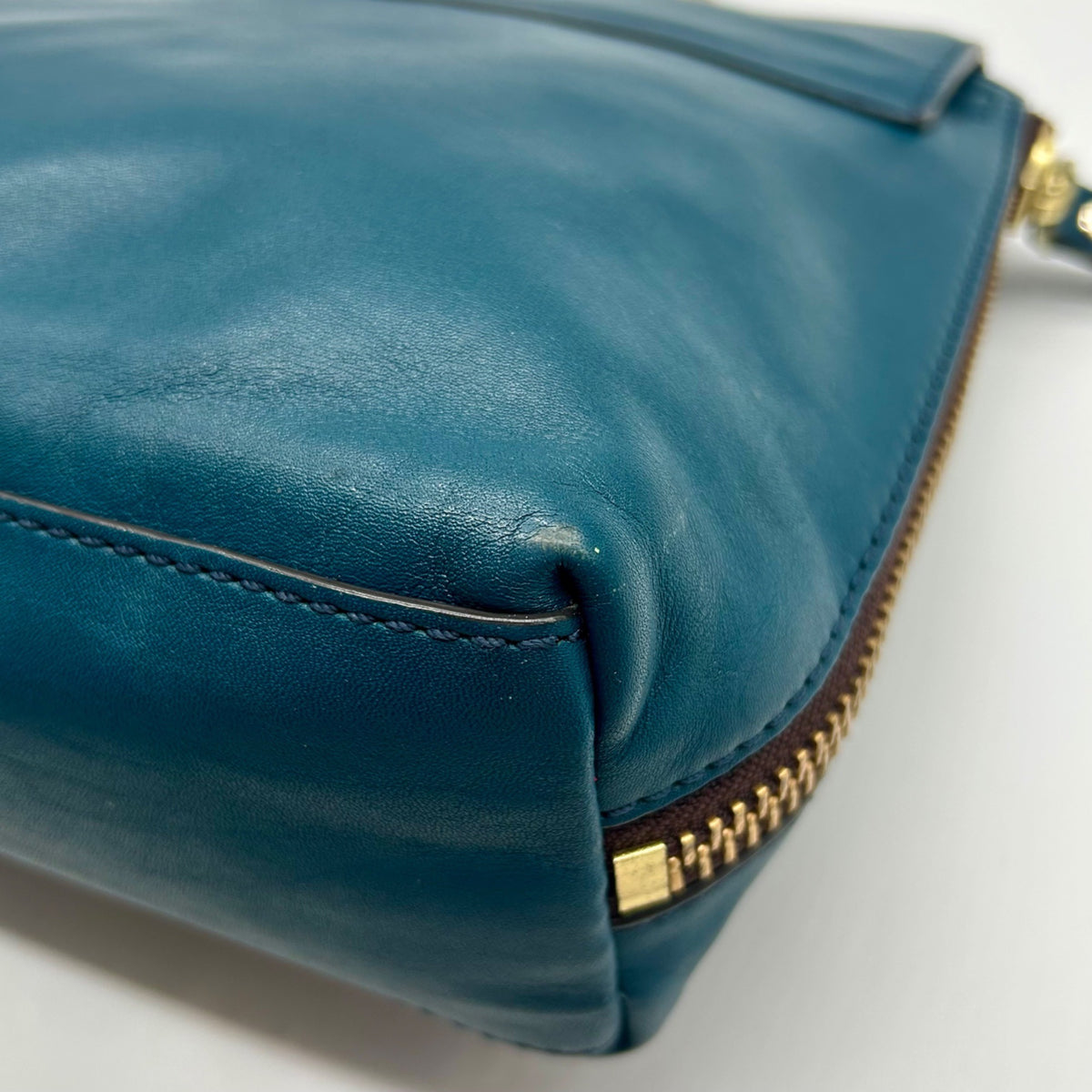 Kate Spade Teal Leather Varick Street Convertible Satchel