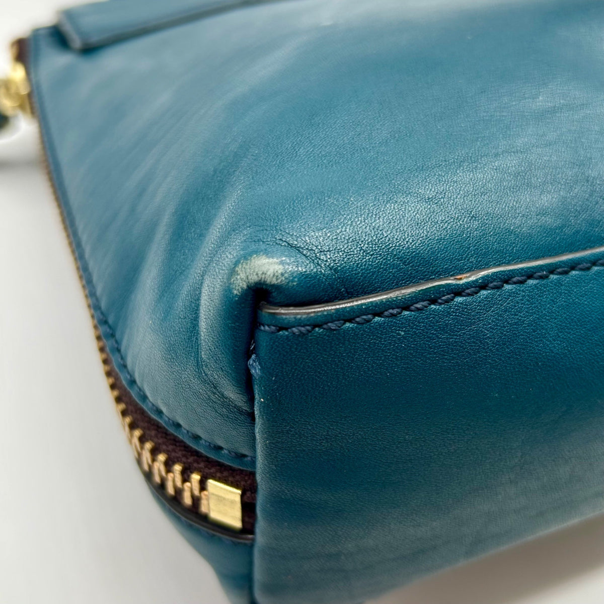 Kate Spade Teal Leather Varick Street Convertible Satchel