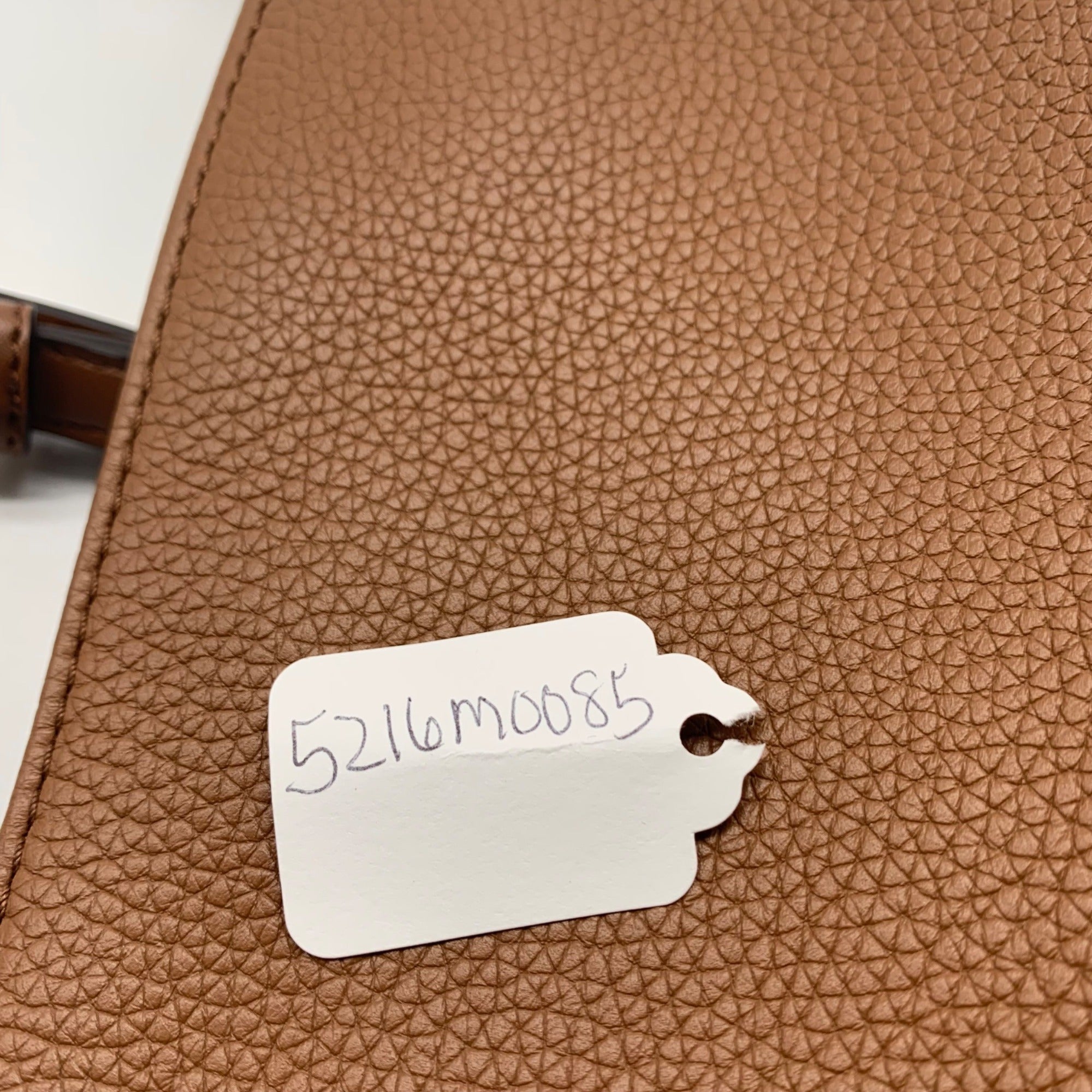 Michael Kors Brown Leather Townsend Convertible Luggage Bucket Crossbody Bag