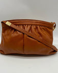 Morris Moskowitz Brown Leather Tote Bag