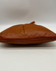 Morris Moskowitz Brown Leather Tote Bag