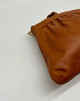 Morris Moskowitz Brown Leather Tote Bag