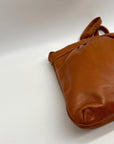 Morris Moskowitz Brown Leather Tote Bag