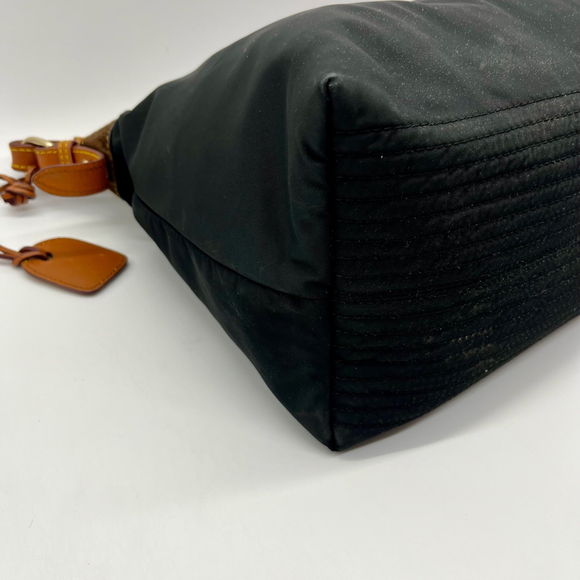 Dooney &amp; Bourke Black Nylon Erica Shoulder Bag