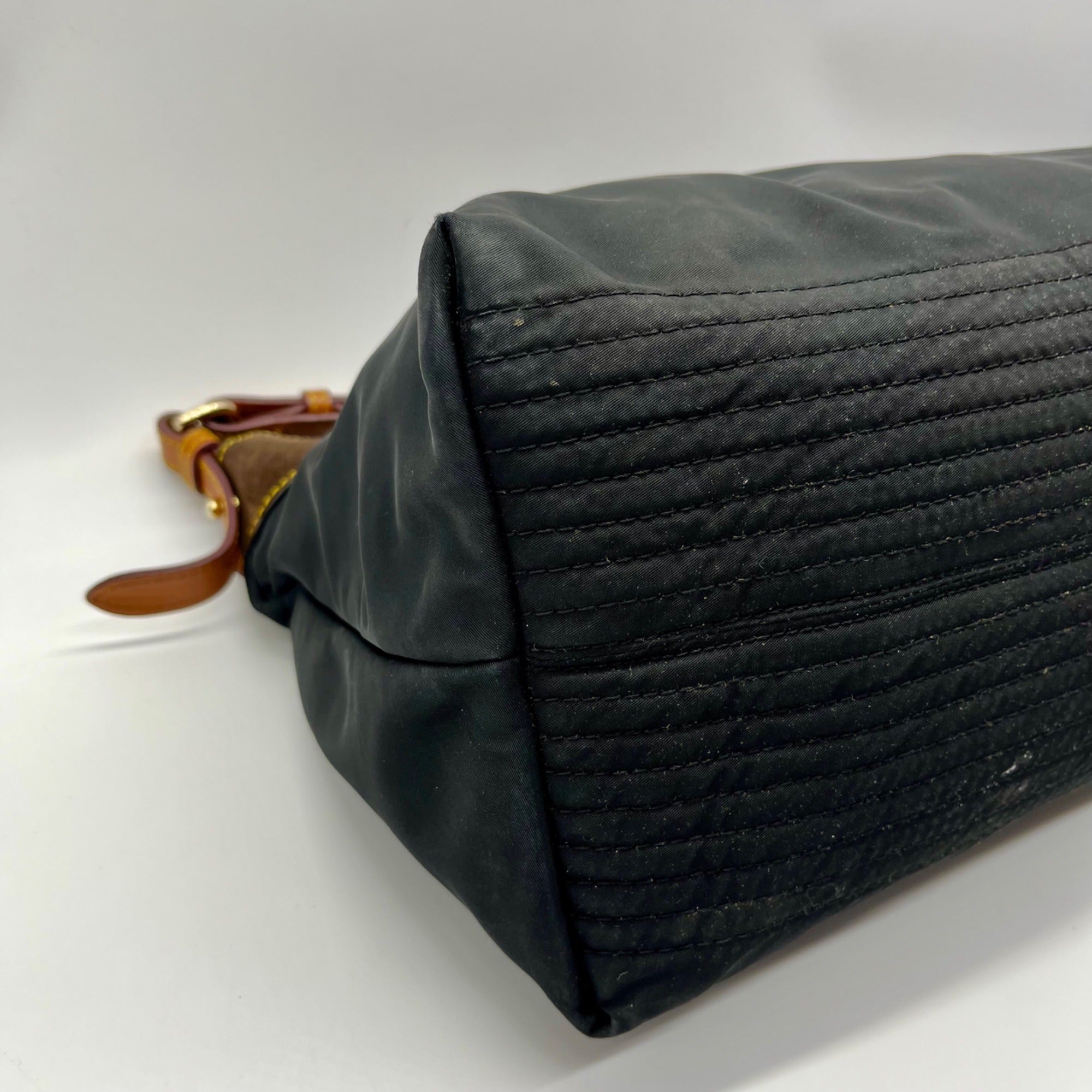Dooney &amp; Bourke Black Nylon Erica Shoulder Bag