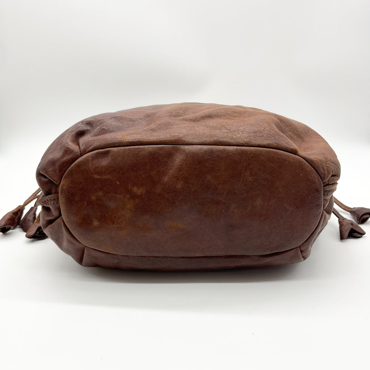 Lucky Brown Italian Leather Shoulder Bag