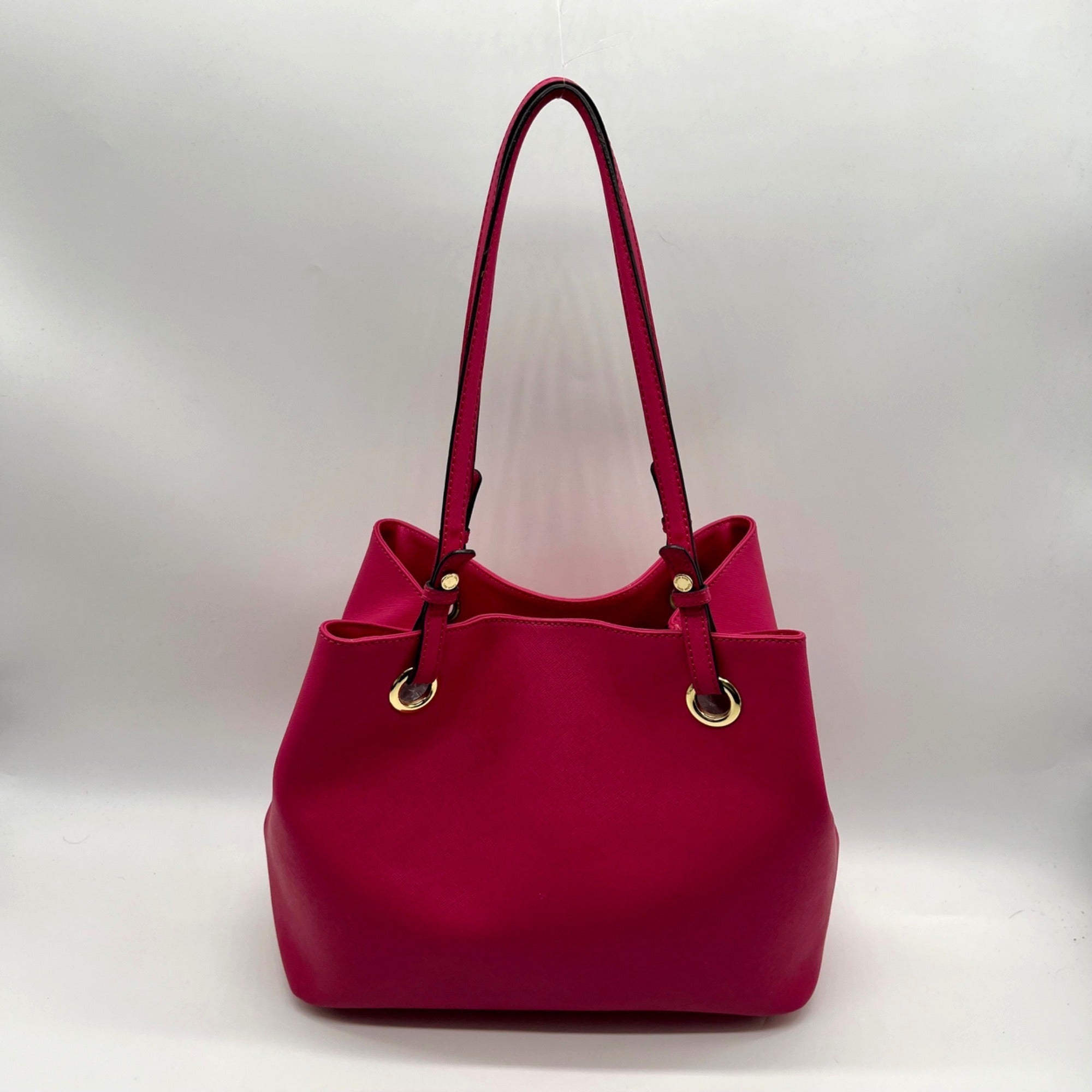 Calvin Klein Pink Faux Leather Tote