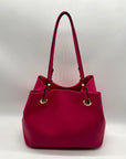 Calvin Klein Pink Faux Leather Tote