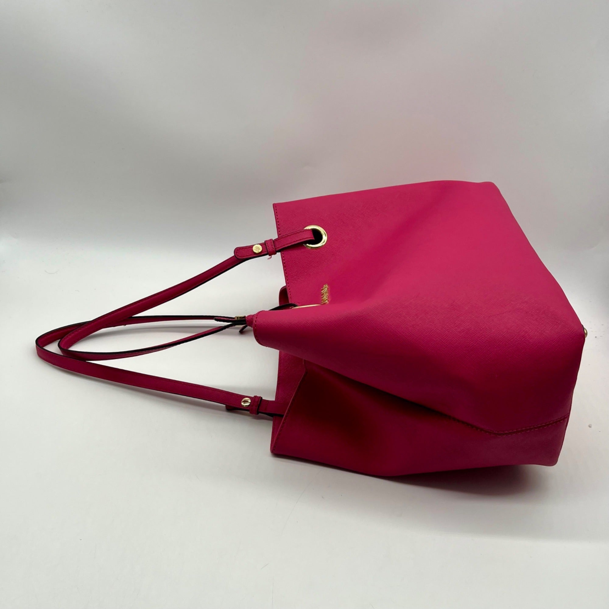 Calvin Klein Pink Faux Leather Tote
