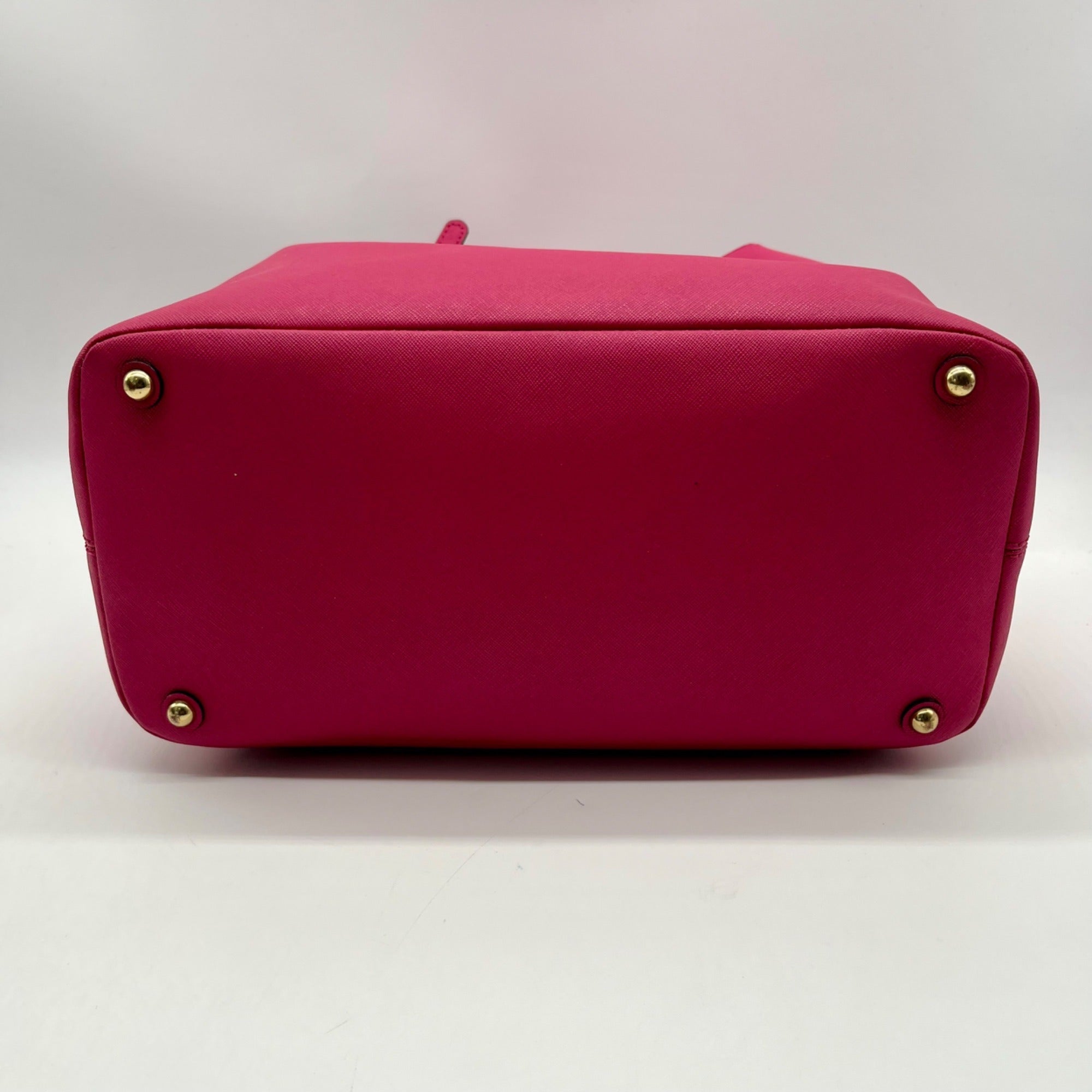 Calvin Klein Pink Faux Leather Tote