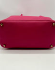 Calvin Klein Pink Faux Leather Tote