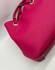 Calvin Klein Pink Faux Leather Tote