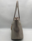 Coach Grey Leather Town Car Tote Bag