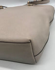Coach Grey Leather Town Car Tote Bag
