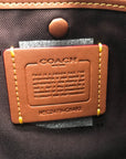 Coach Black Polished Pebbled Leather Chaise Crossbody C8483