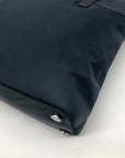 Michael Kors Navy Blue Nylon & Leather Winston Tote Bag