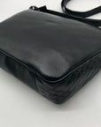 Vera Bradley Black Pebbled Leather Crossbody Bag