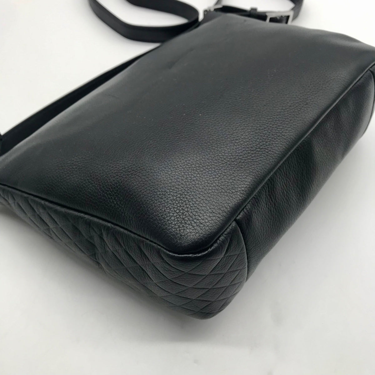 Vera Bradley Black Pebbled Leather Crossbody Bag
