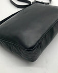 Vera Bradley Black Pebbled Leather Crossbody Bag