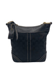 Coach Black Monogram Jacquard Canvas Legacy Crossbody Bag 10402