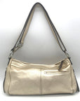 B. Makowsky Gold Convertible Shoulder Bag