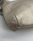 B. Makowsky Gold Convertible Shoulder Bag