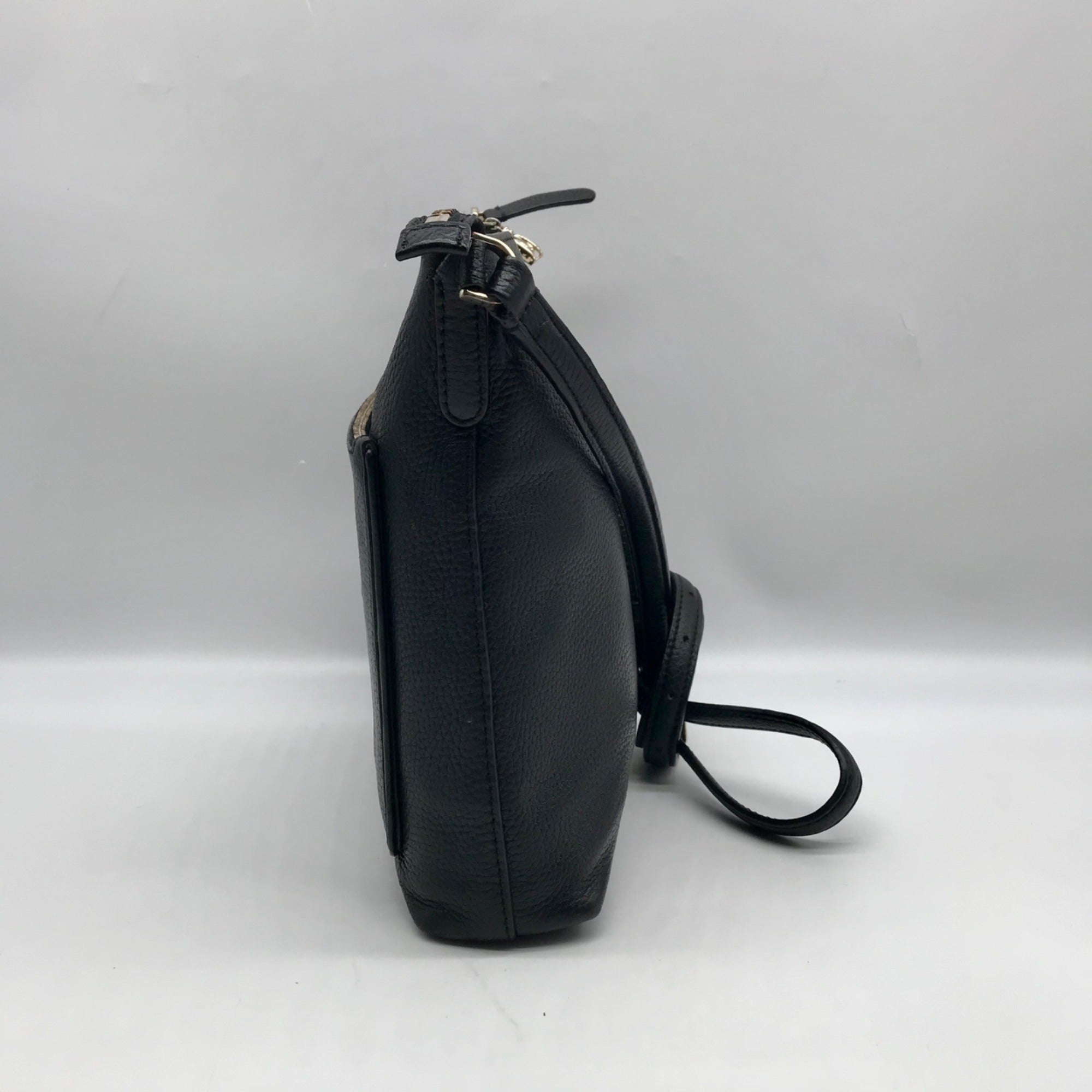 Kate Spade Black Pebbled Leather On Purpose Crossbody Bag