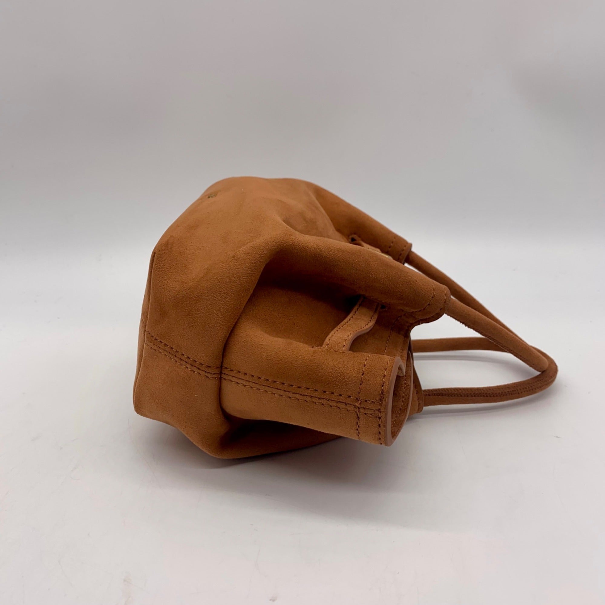 JW PEI Brown Faux Suede Hana Mini Tote Bag