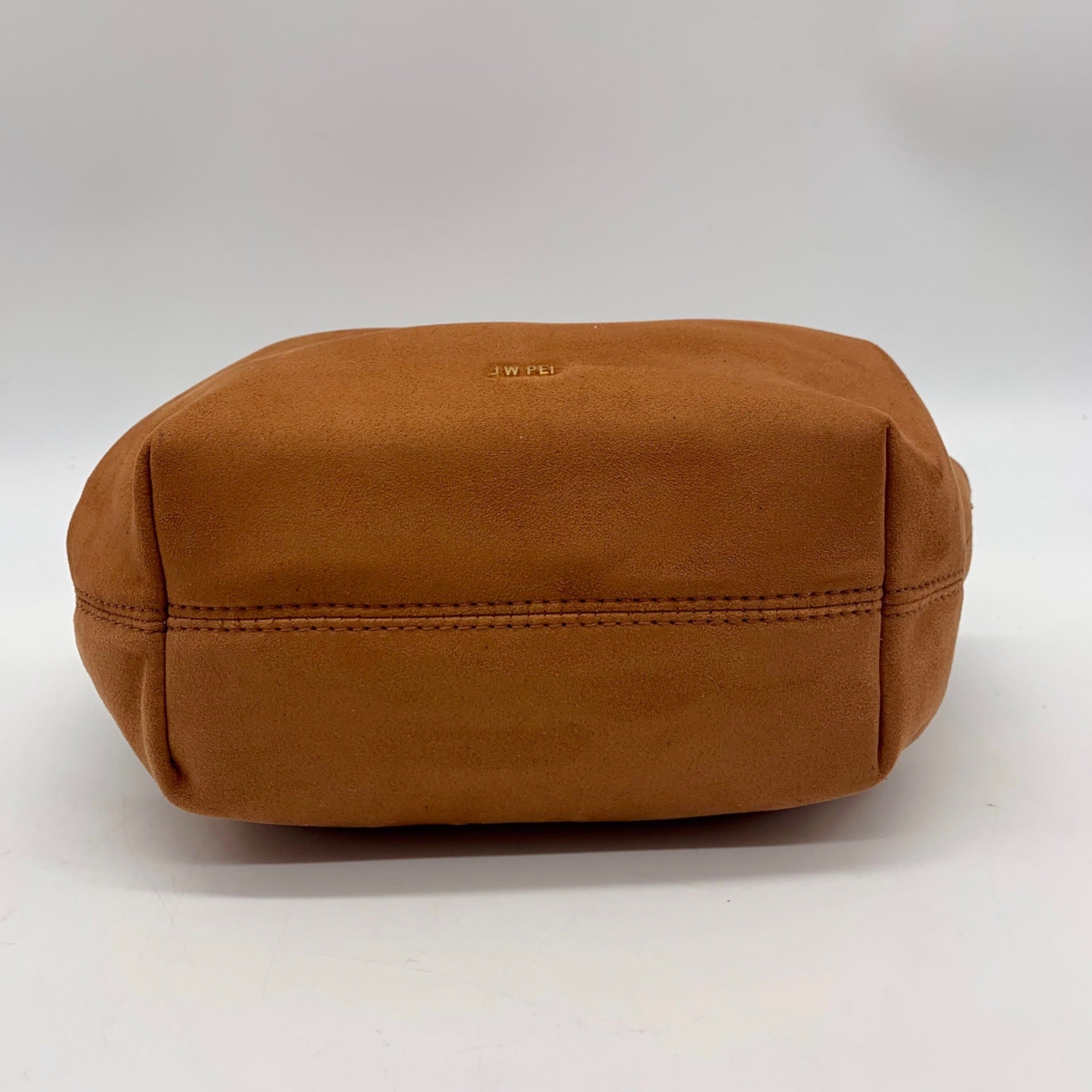 JW PEI Brown Faux Suede Hana Mini Tote Bag