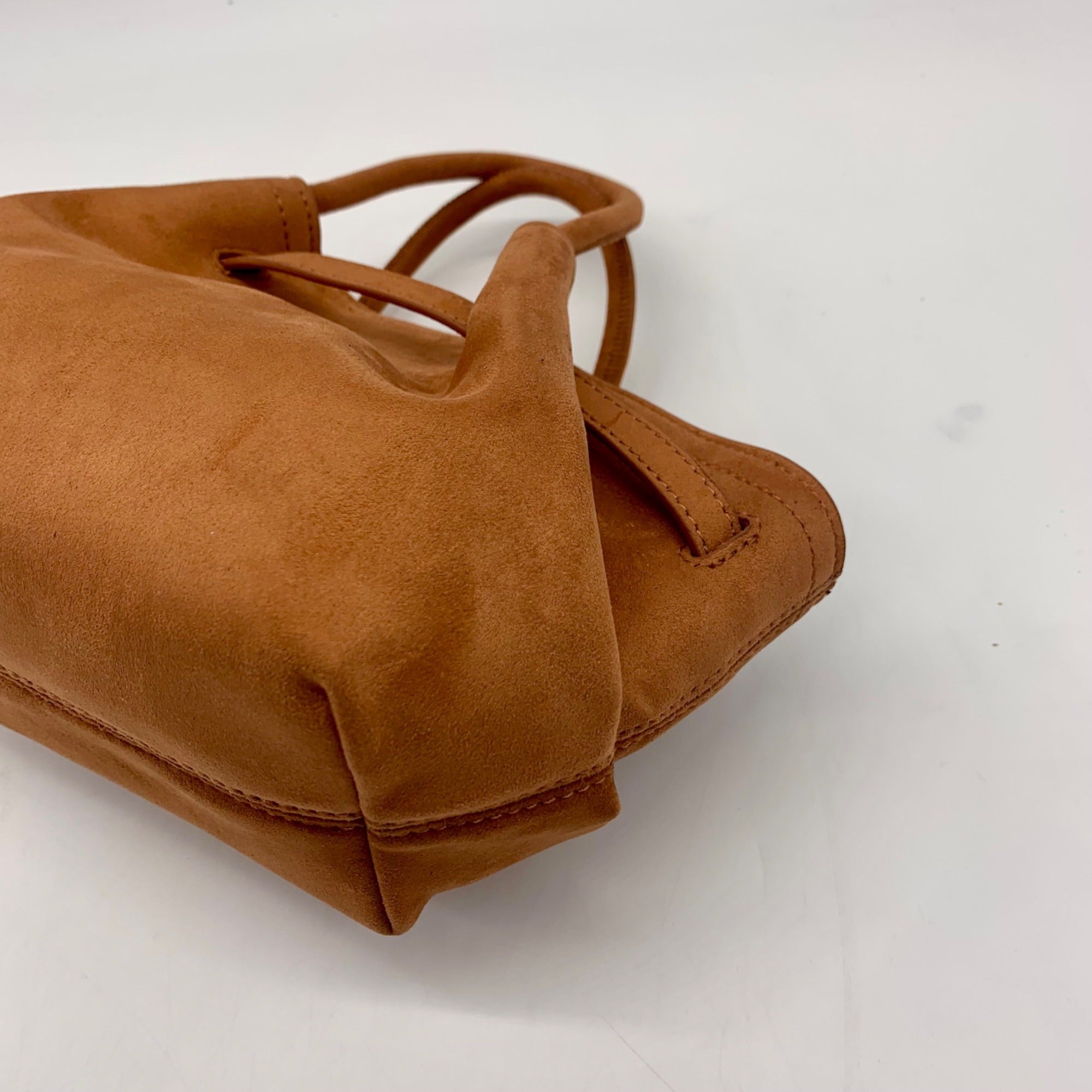 JW PEI Brown Faux Suede Hana Mini Tote Bag