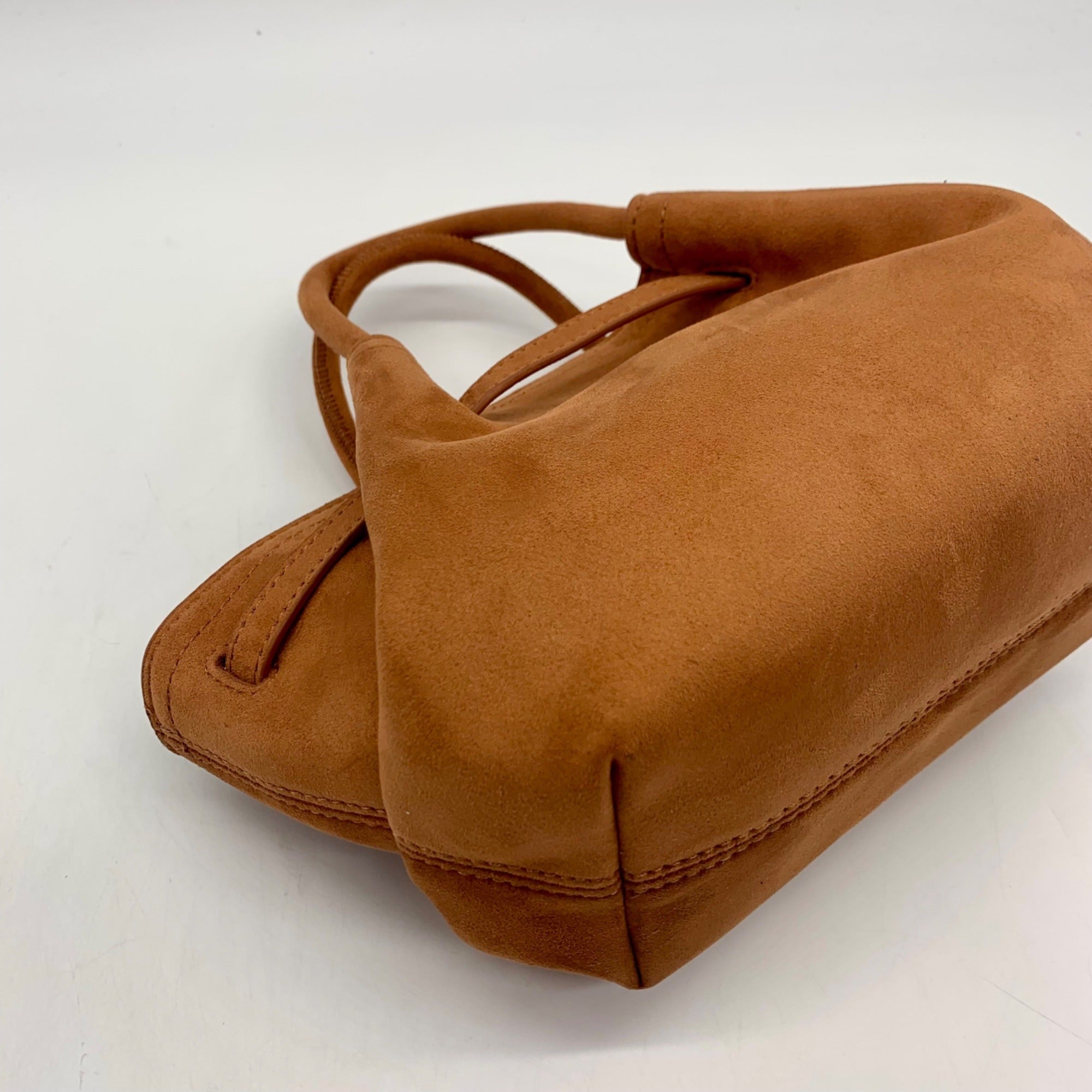 JW PEI Brown Faux Suede Hana Mini Tote Bag