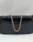 Sam Edelman Black Faux Leather Loraine Shoulder Bag