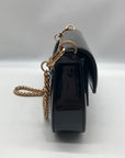 Sam Edelman Black Faux Leather Loraine Shoulder Bag