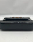 Sam Edelman Black Faux Leather Loraine Shoulder Bag
