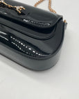 Sam Edelman Black Faux Leather Loraine Shoulder Bag