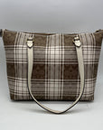 Coach Brown Signature Coated Canvas Gallery Tote Bag C0558