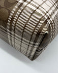 Coach Brown Signature Coated Canvas Gallery Tote Bag C0558