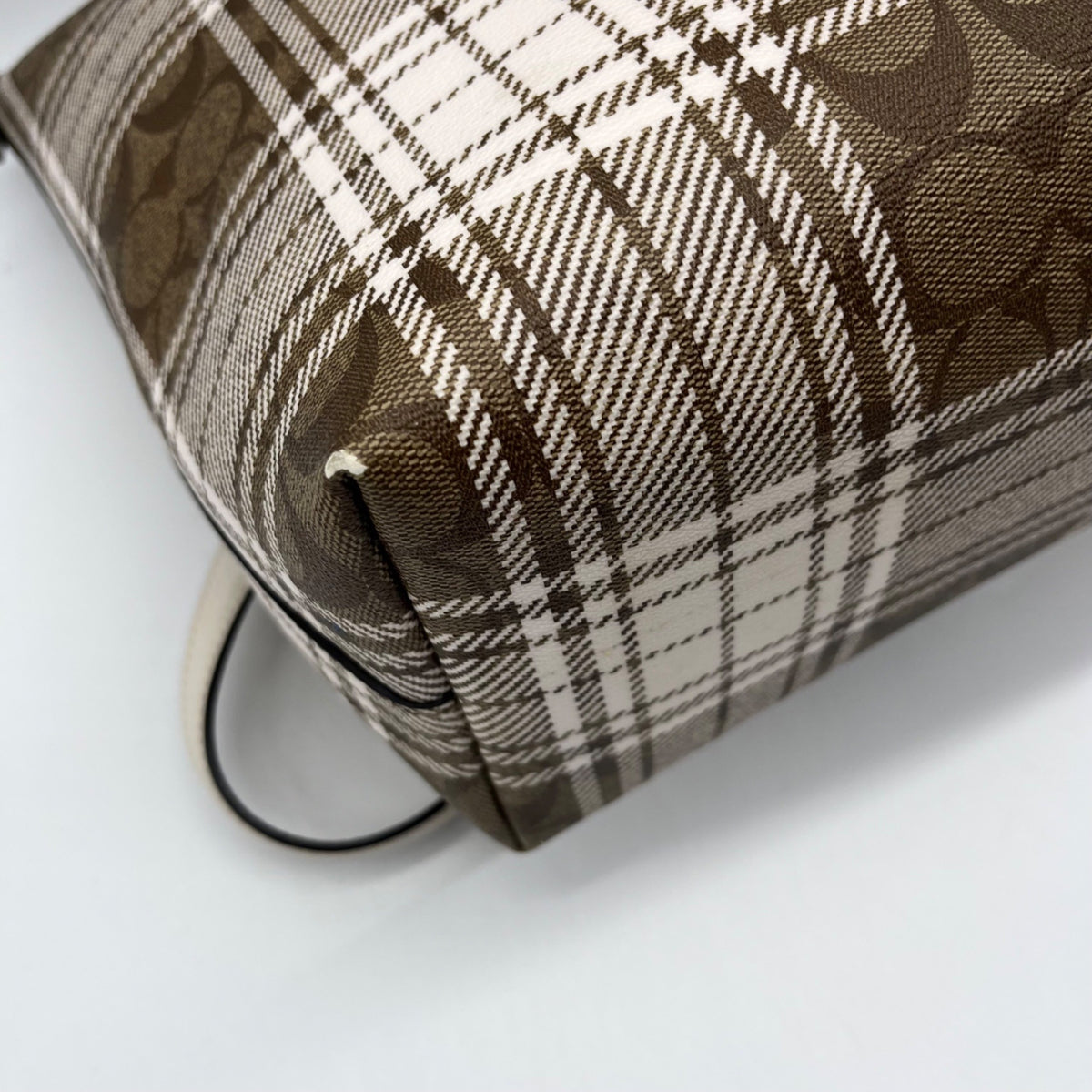 Coach Brown Signature Coated Canvas Gallery Tote Bag C0558