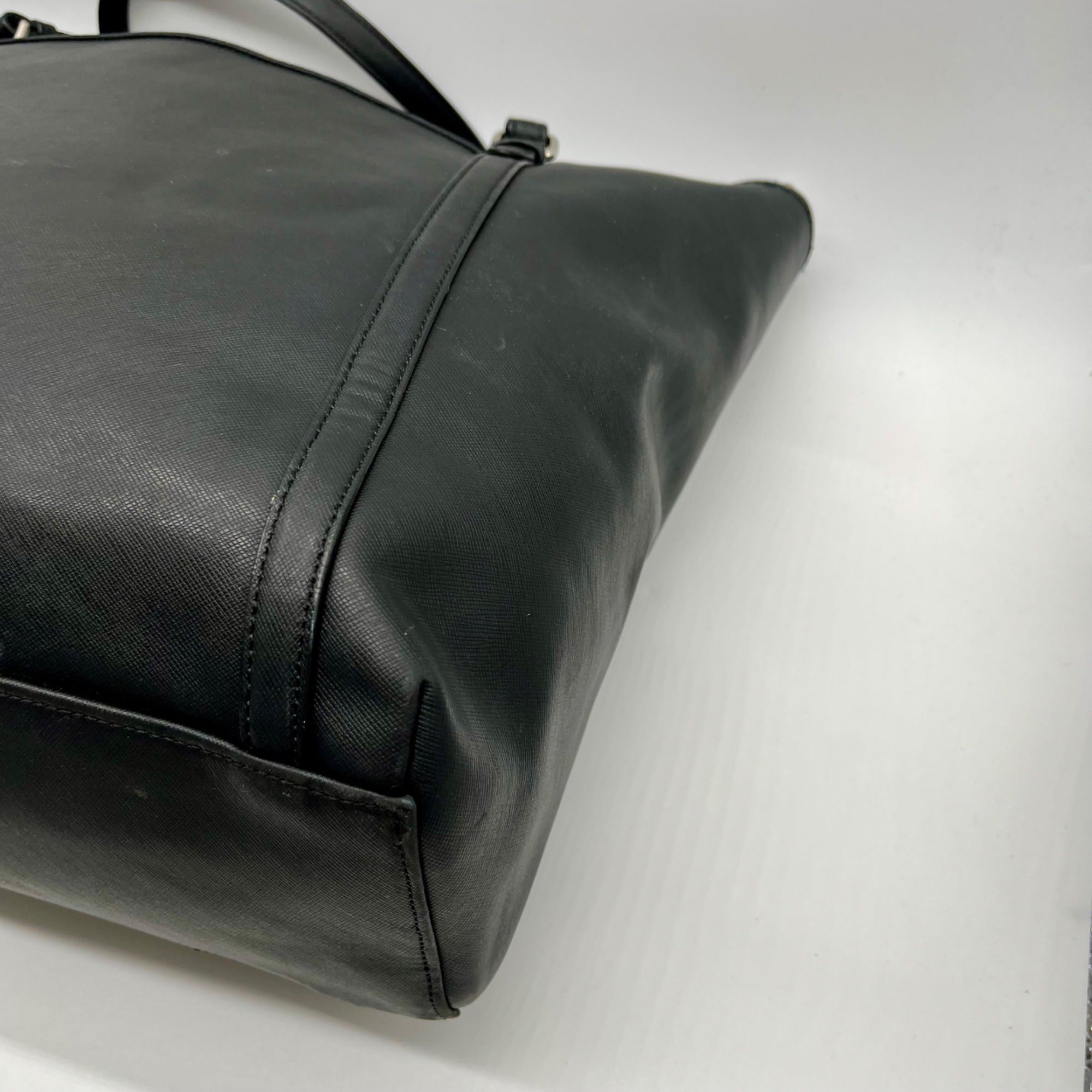 Coach Black Peyton Leather Shoulder Bag-F77606