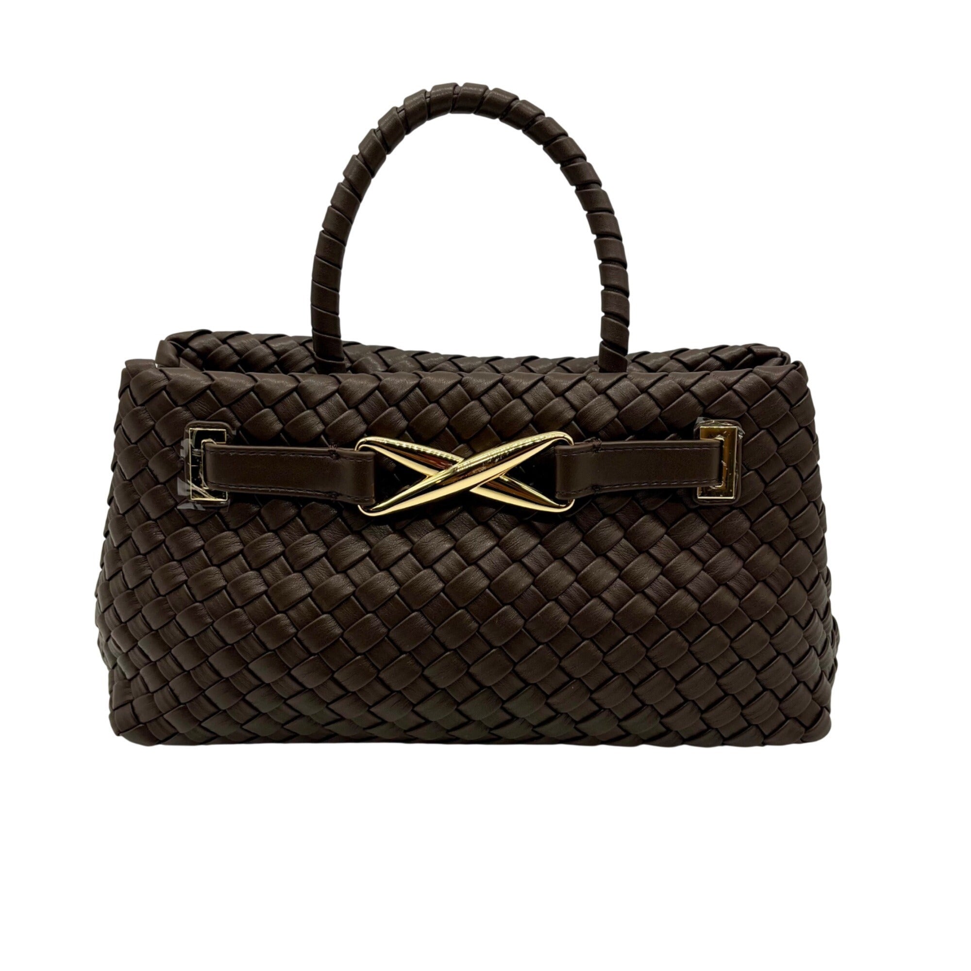 JW PEI Brown Leather Crossbody Bag